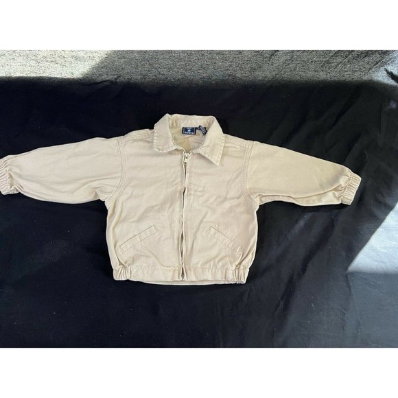 Just Elements Boy's Jacket Full Zip Cream 100%Cotton Size 24M - Picture 1 of 6